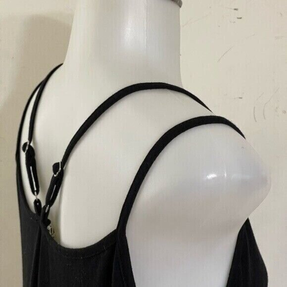 MOYABO. Dress double spaghetti strap black color women size L - Picture 8 of 12